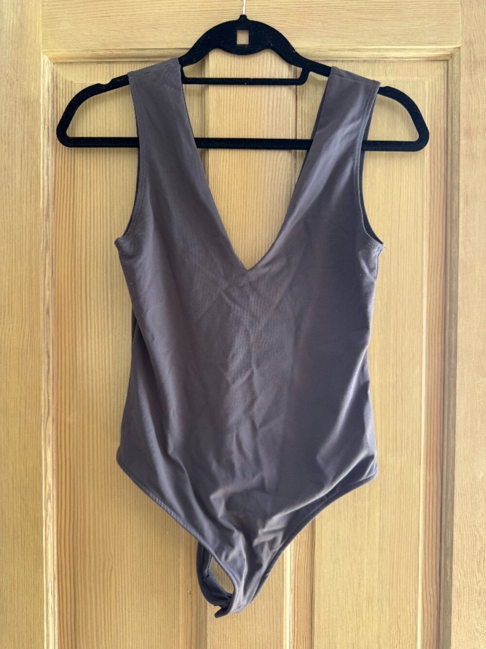 Free People Movement Blue Deep V Bodysuit | Size S fit